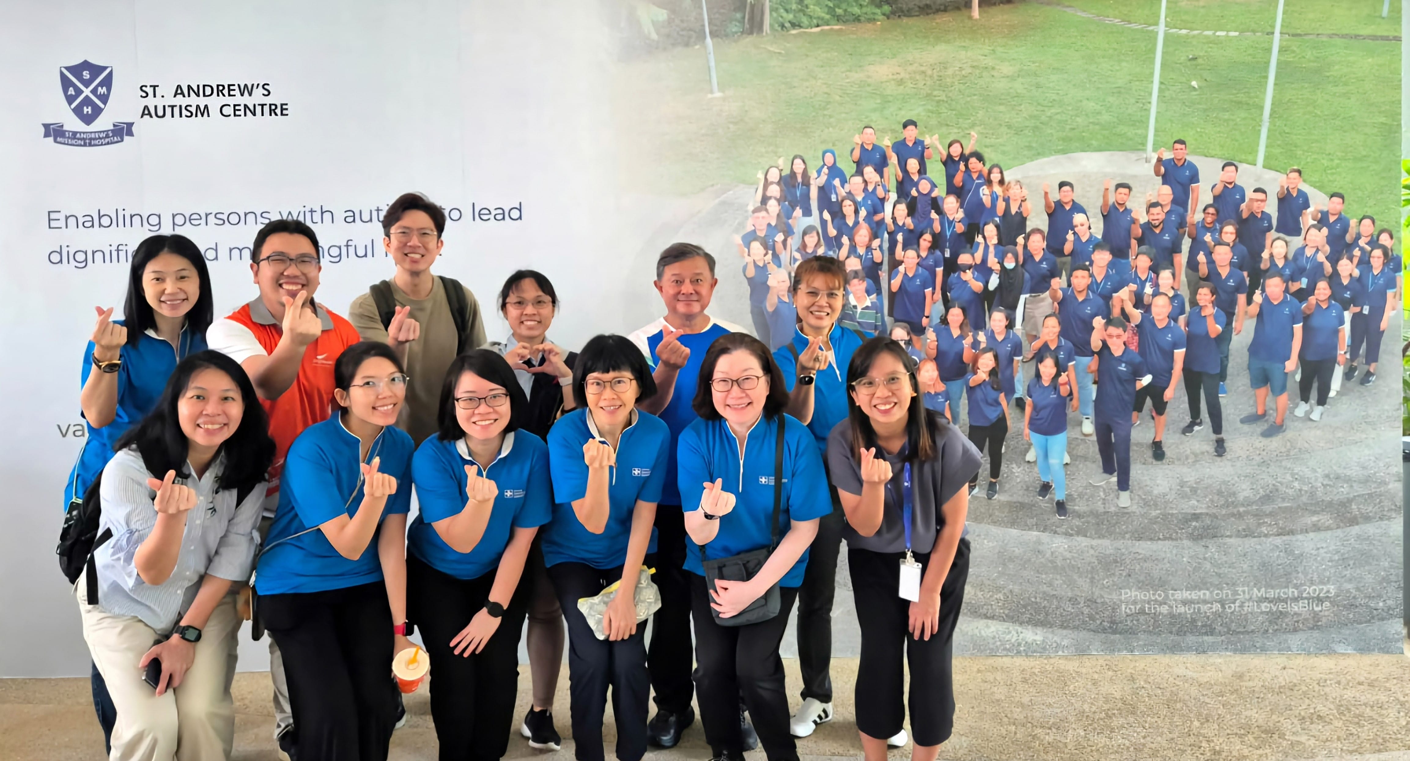 Poh Choo at the St Andrew’s Autism Centre